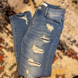 KanCan Distressed Skinny Jeans